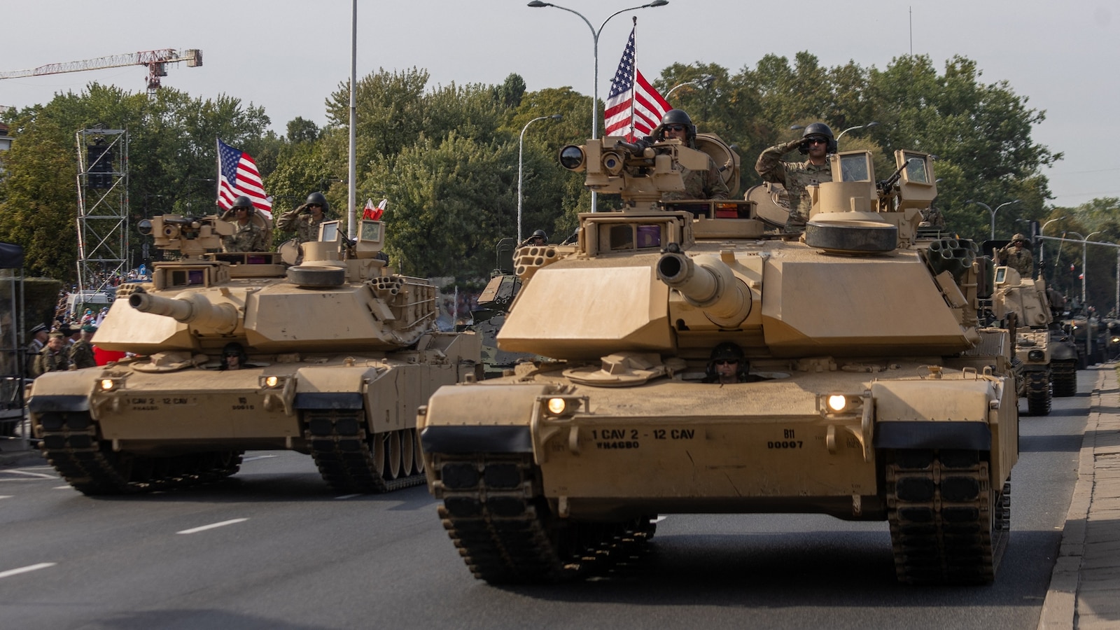 Military Prepares Tanks for Cross-Country Journey to Washington, D.C. Parade