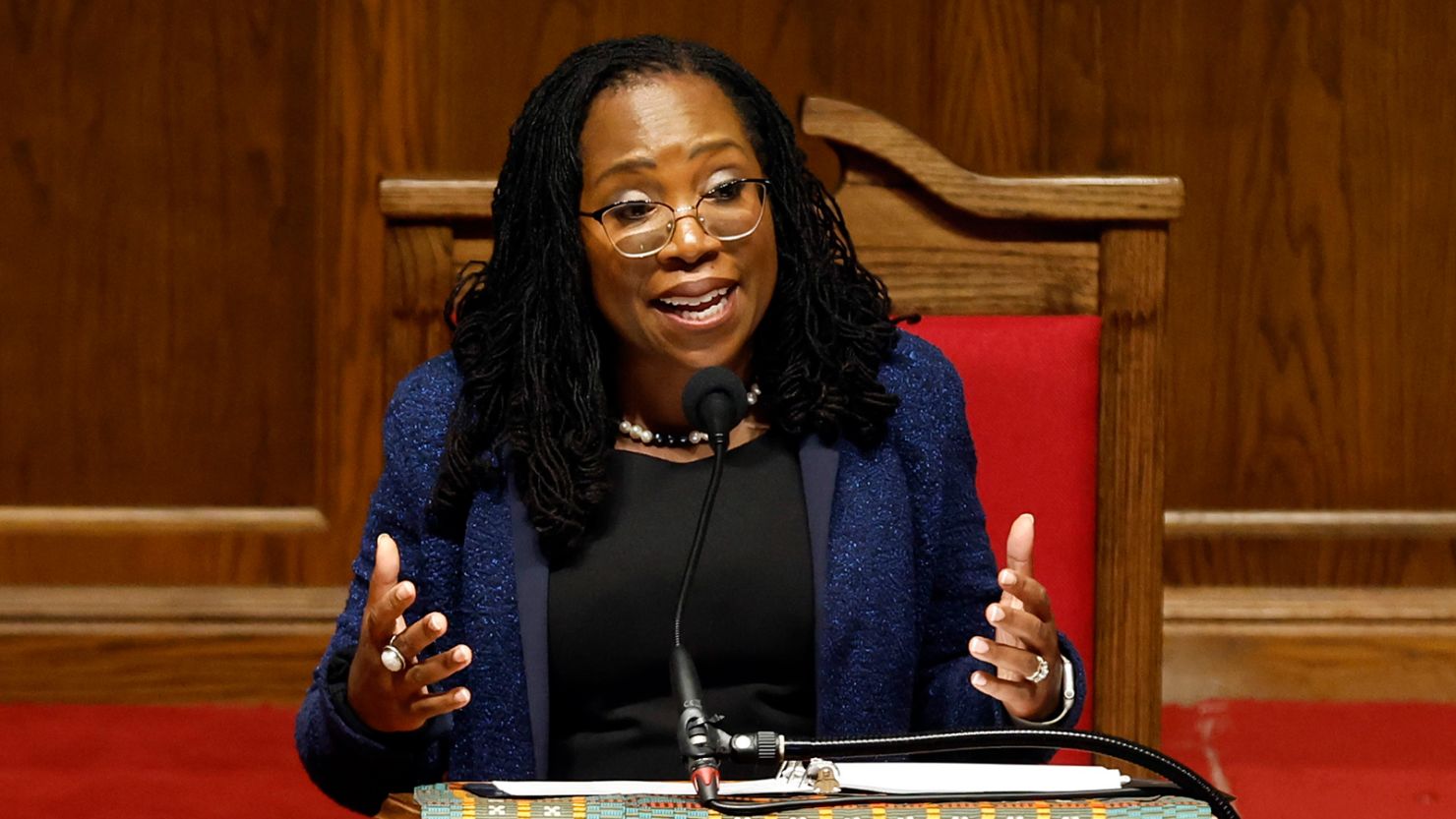Justice Ketanji Brown Jackson Calls Trump’s Attacks on Judges a Threat to Democracy