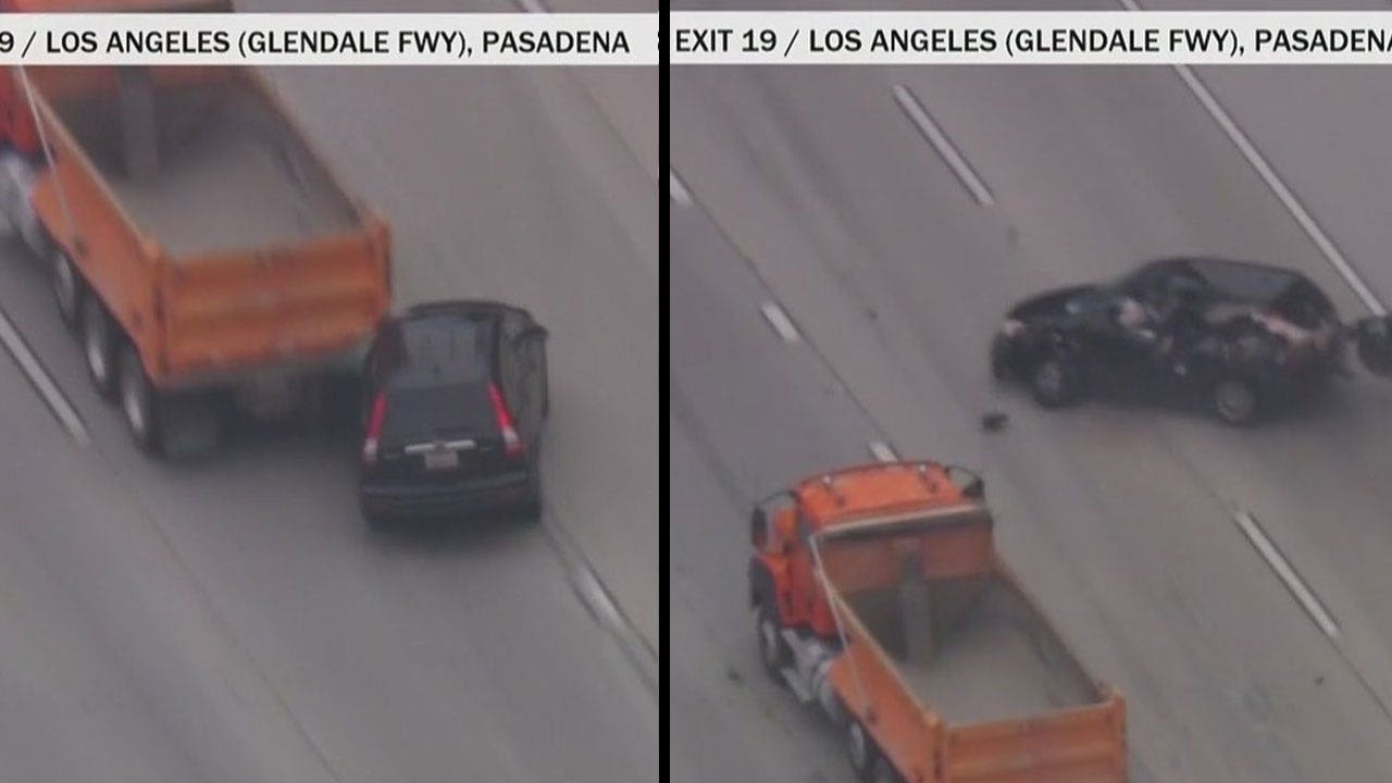 Chase concludes with fatal collision on 210 Freeway in Pasadena