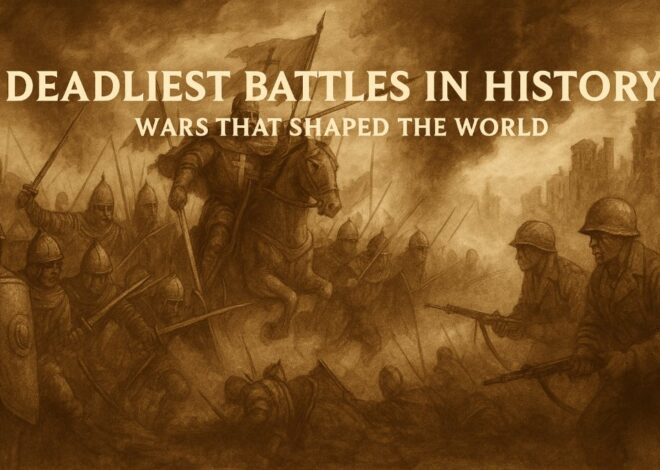 Deadliest Battles in History: Wars That Shaped the World