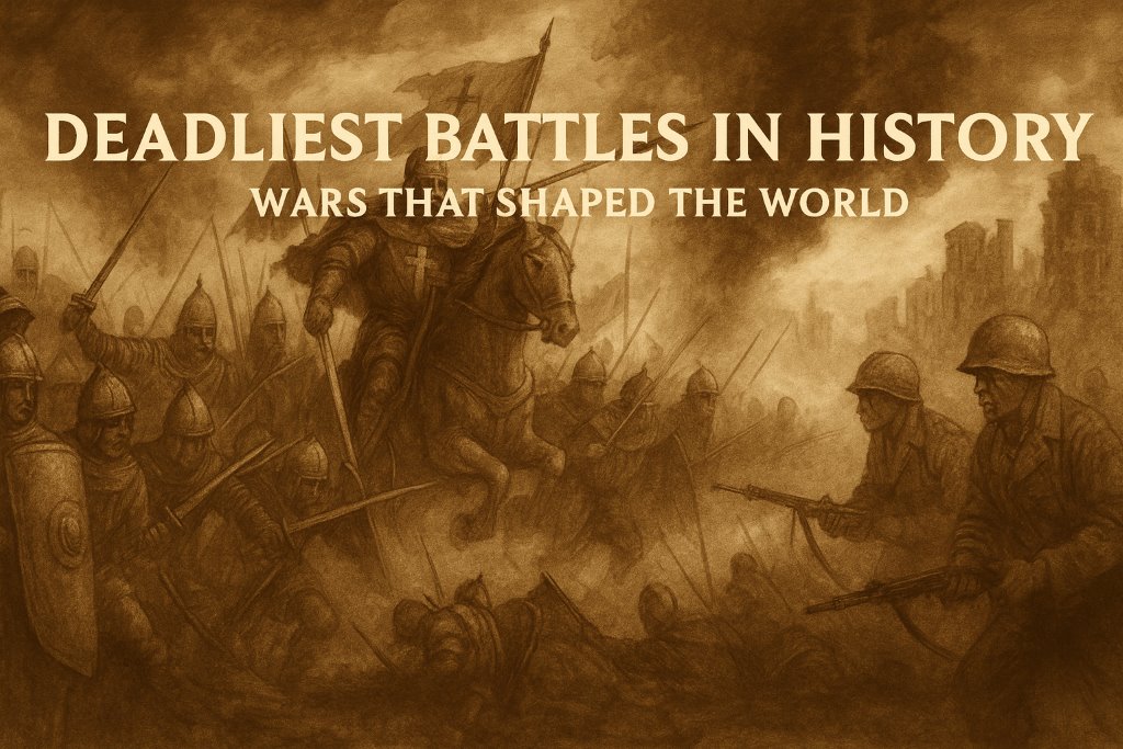 Deadliest Battles in History: Wars That Shaped the World